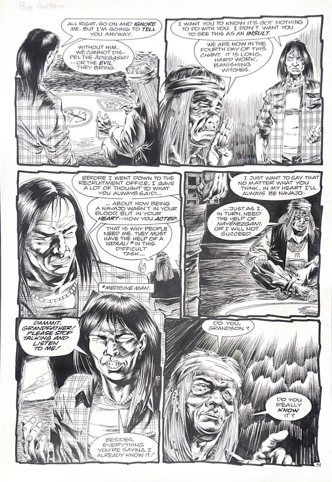 Original : Predator (DH) . Big Game # 3 P14 Artist : Evan Dorkin (P) Armando Gil