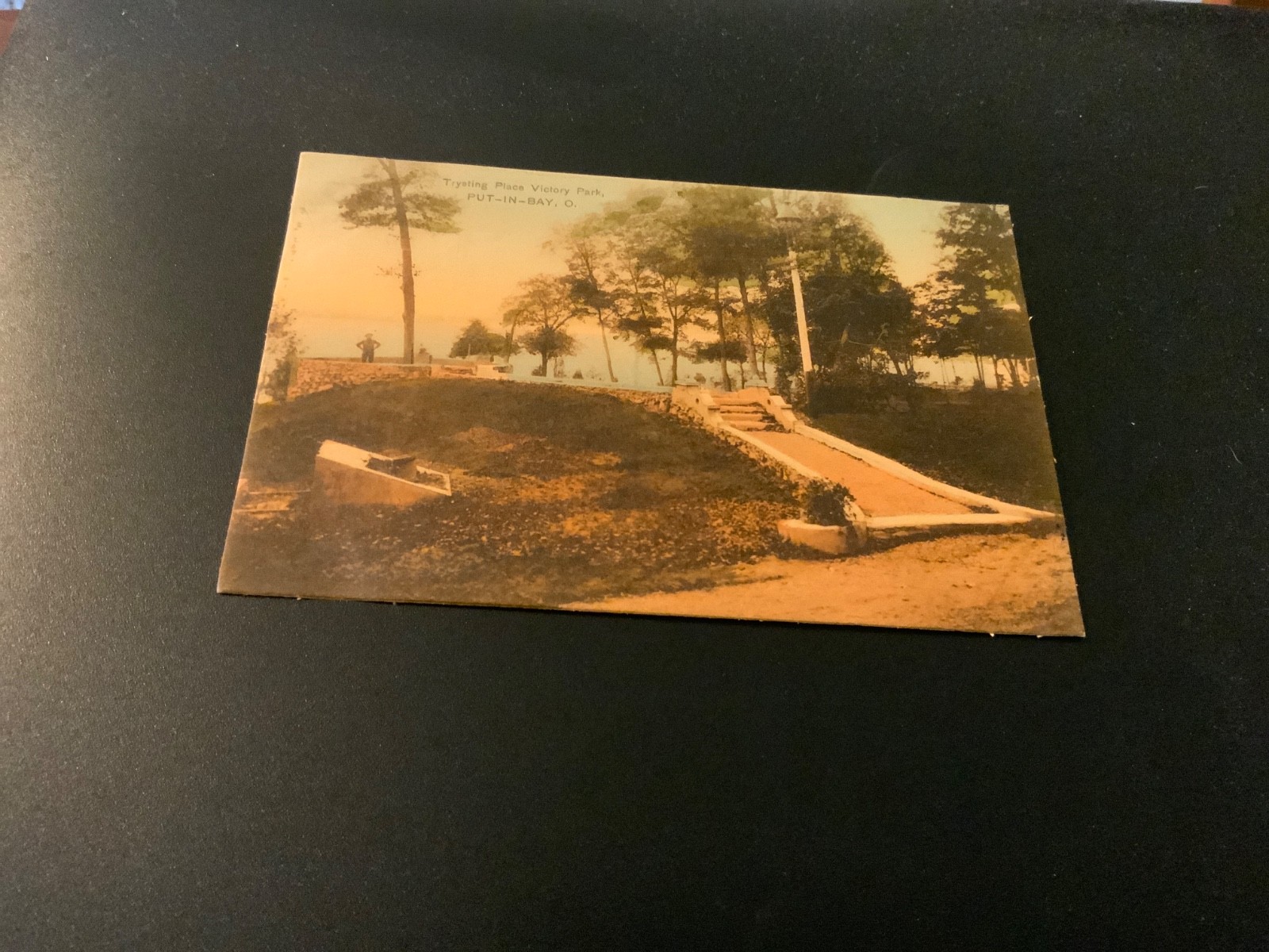 Put-In-Bay, Ohio ~ Trysting Place Victory Park - Unposted Antique Postcard