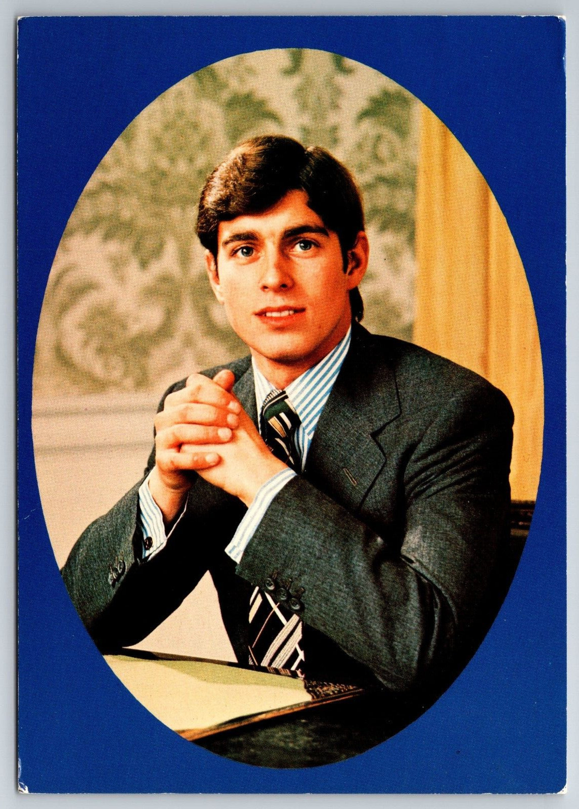England H.R.H. Prince Andrew, Vintage Postcard CONTINENTAL SIZE
