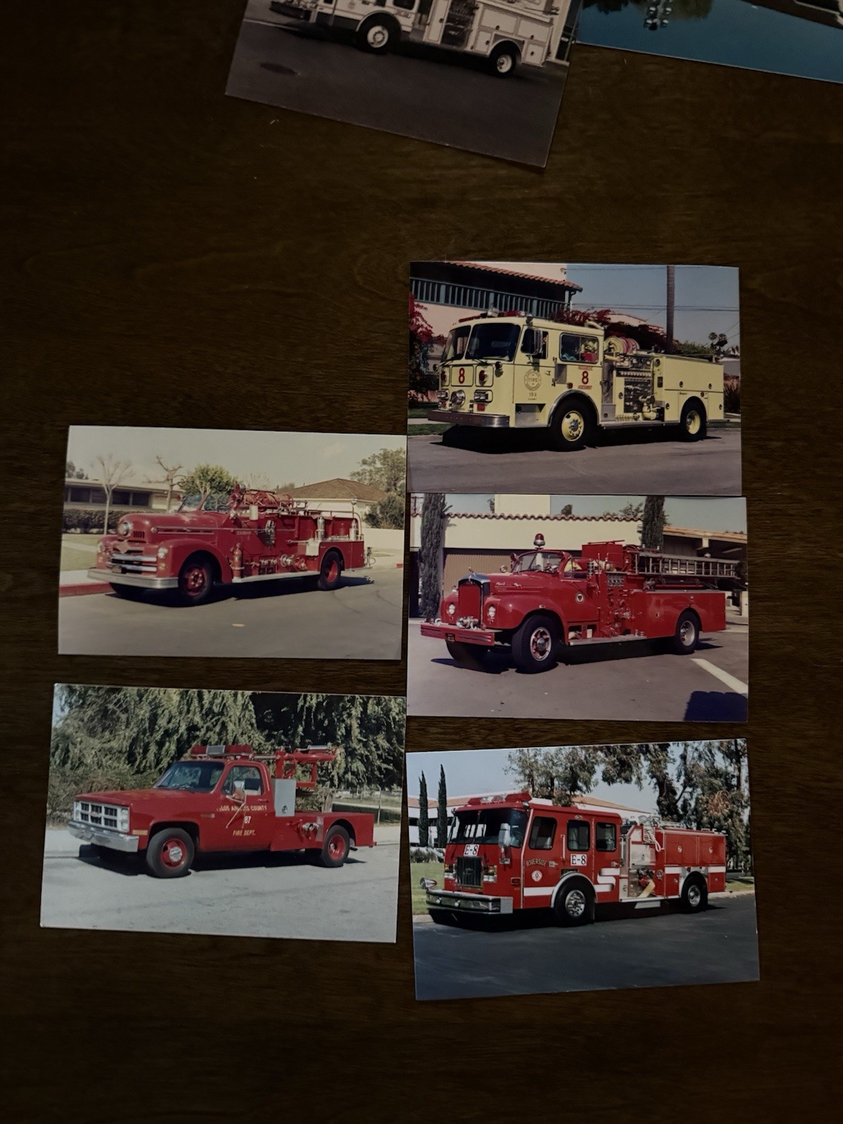 California Fire Apparatus Photo Lot 250 Photos Classic Fire Apparatus 1950-90