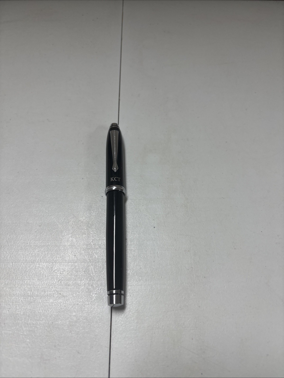 Vtg Barrington Black Rollerball Pen Made in Germany , With New EnerGel Refill