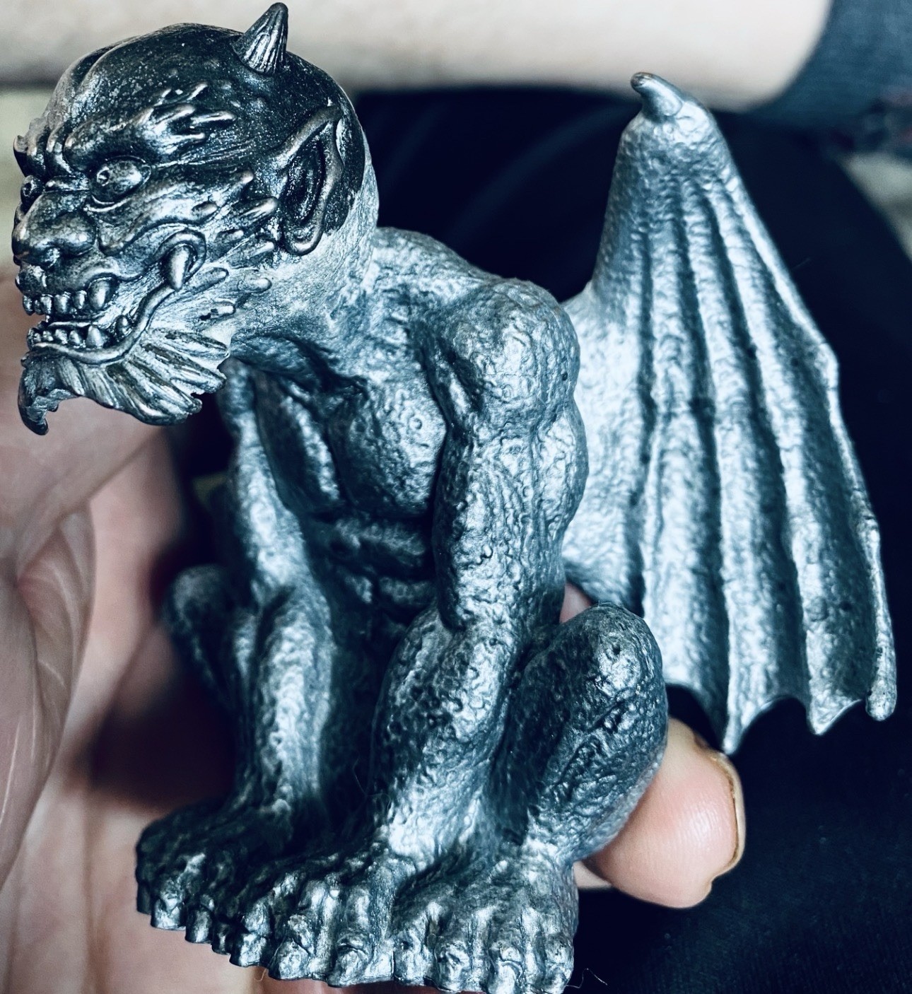 Gothic Winged Horned Tail Gargoyle Statue - Zorlock Gothic Winged Horned Tail Gargoyle Statue - Zorlock