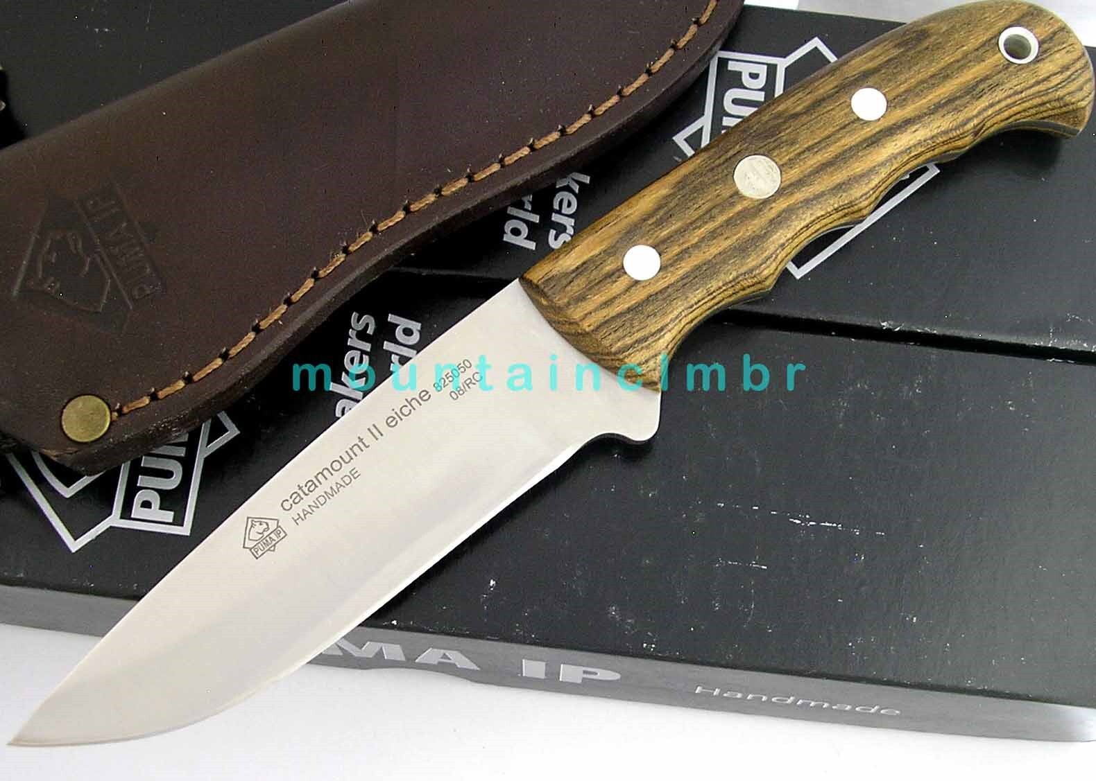 Puma IP Spain OLD VERSION Catamount II Fixed Blade Oak Wood 8.9/4.3 Knife 825050 Puma IP Spain OLD VERSION Catamount II Fixed Blade Oak Wood 8.9/4.3 Knife 825050