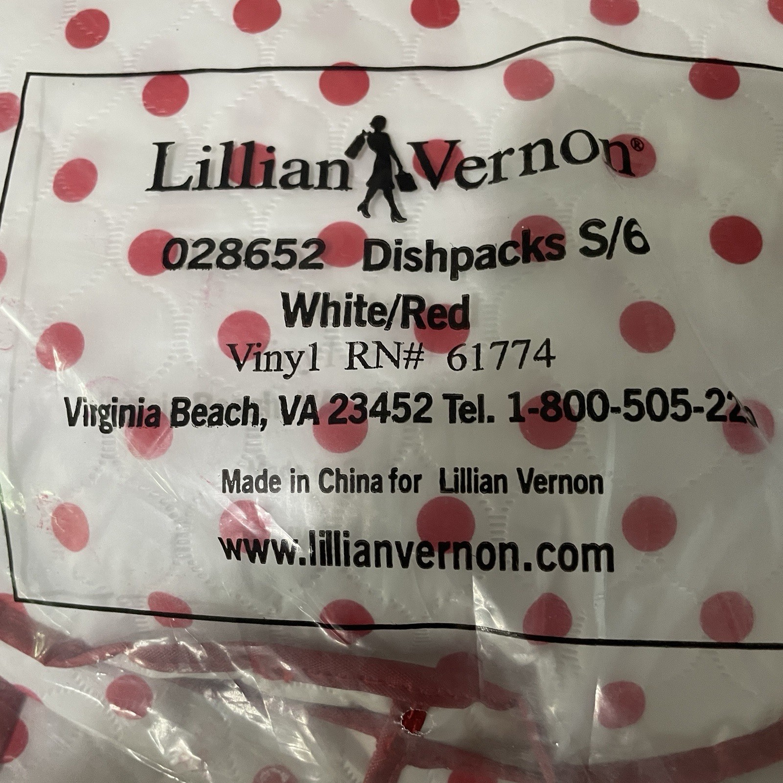Vtg Lillian Vernon Dishpacks Red Polka Dot Cover Coffee Pot Mixer Toaster Work