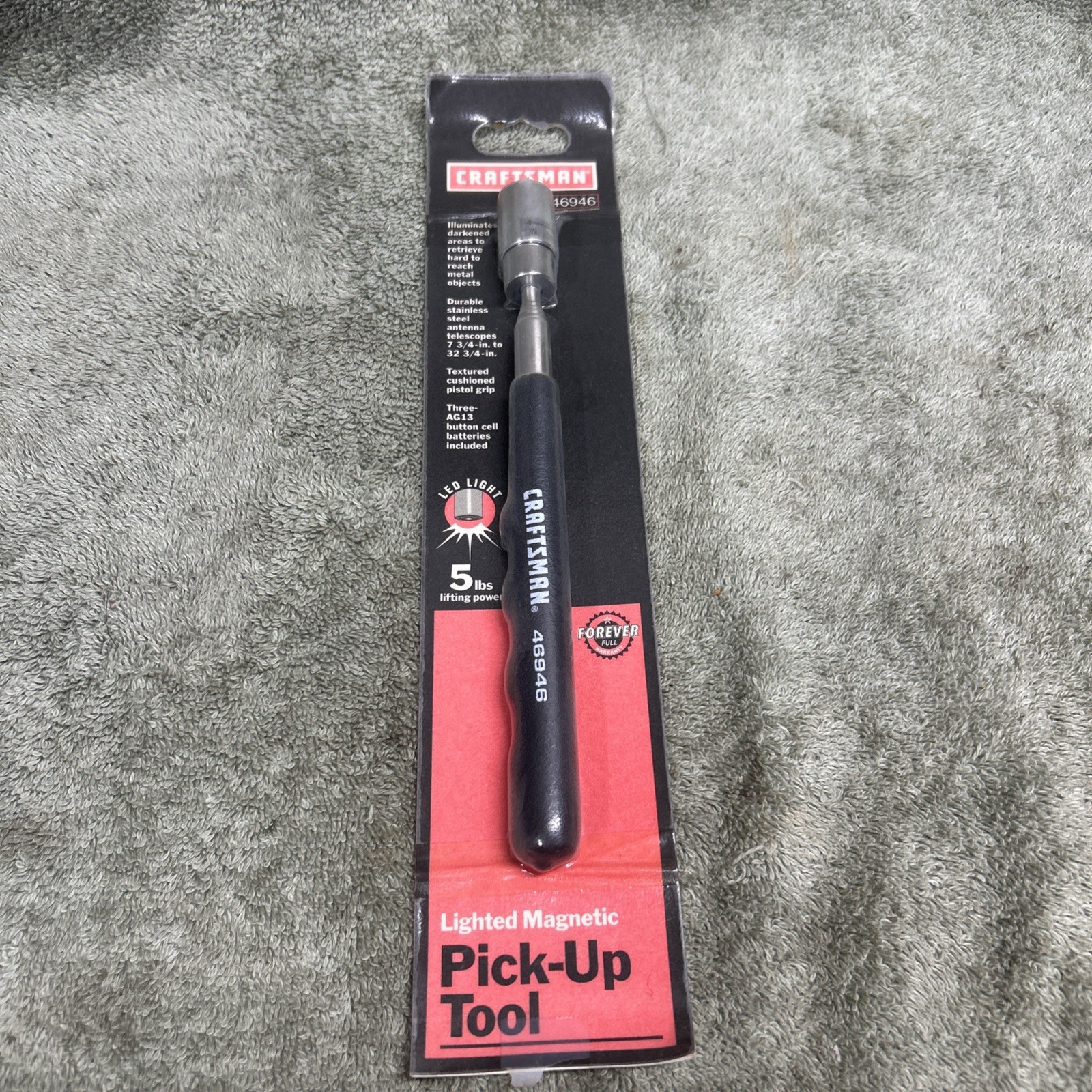 Craftsman 46946 Lighted Magnetic Pick Up Tool Unopened Made in USA