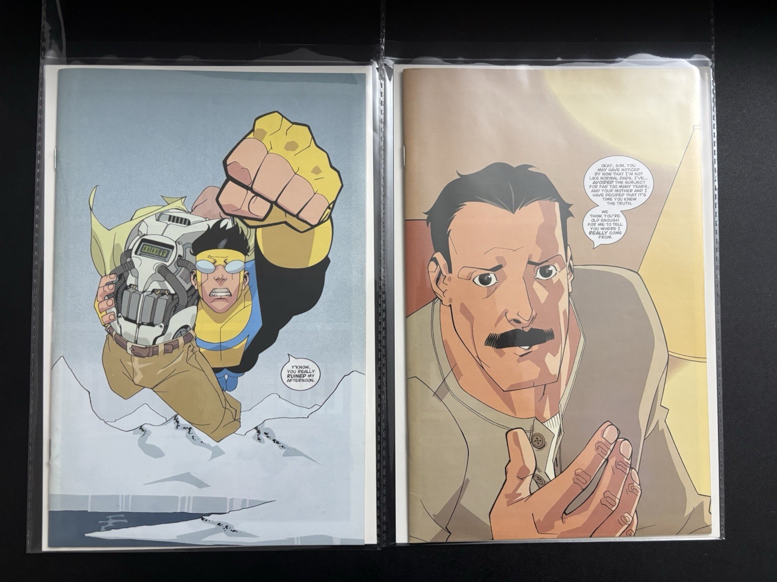 Invincible #1 & #2 (2003) FIRST PRINT Complete Interiors - NO COVERS - Rare