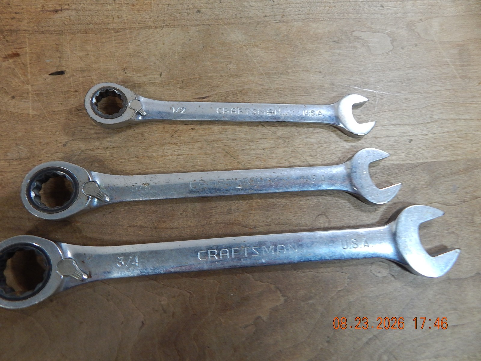 Craftsman USA Reversible Ratcheting Wrench 3/4\