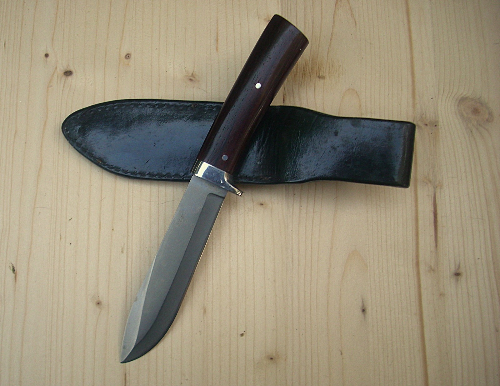 Used Custom Handmade Fixed Blade Fighting Hunting Knife