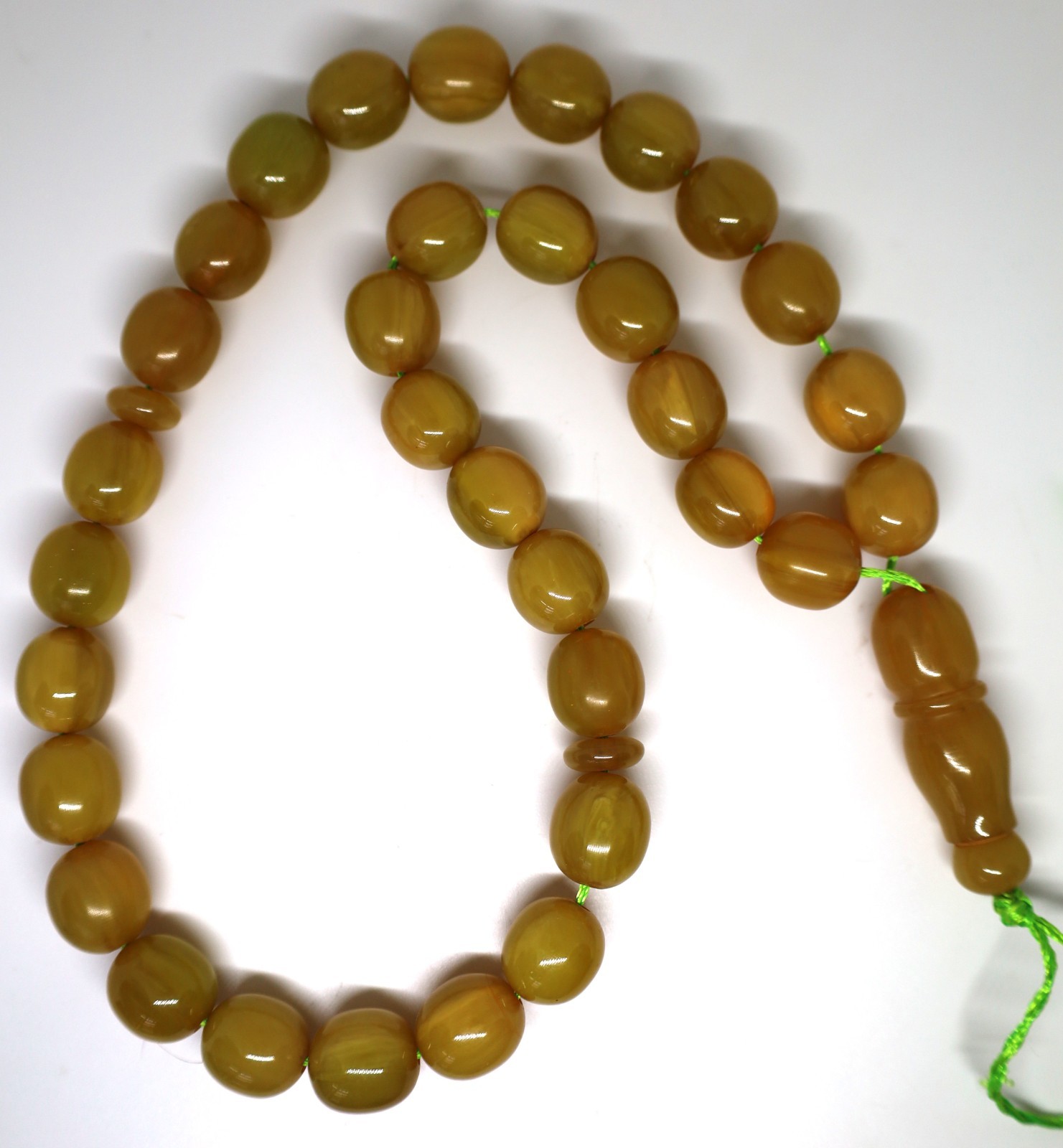 Old Real Antique Bakelite Amber Sandalos Faturan / Miski Rosary beads 73.48Gram Old Real Antique Bakelite Amber Sandalos Faturan / Miski Rosary beads 73.48Gram
