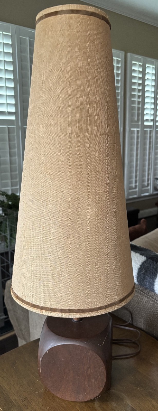 Vintage 1970s Mid Century Modern Table Lamp 29\