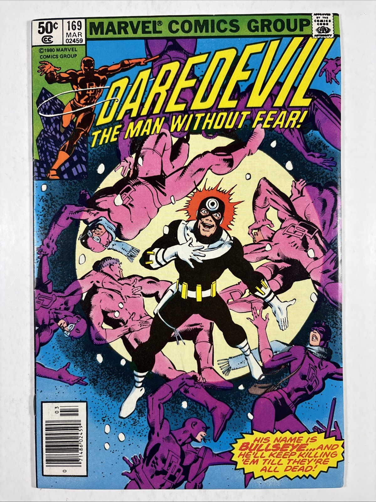 Daredevil #169 Newsstand Variant (Marvel Comics March 1981)