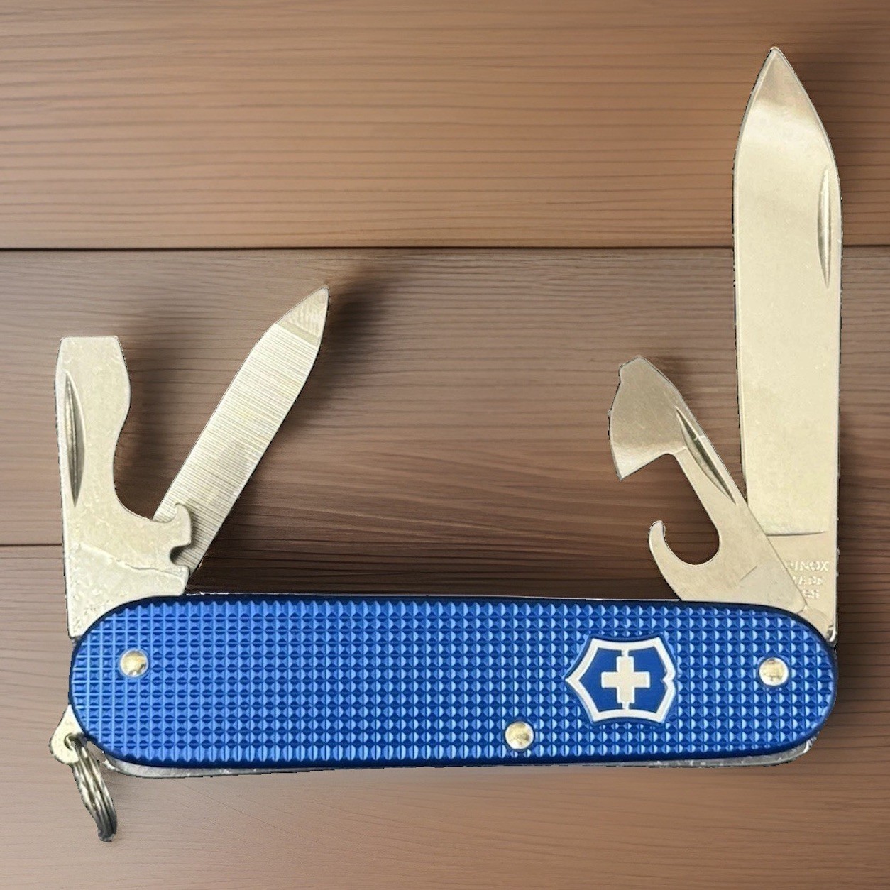 New Victorinox Cadet Blue Alox 84mm Aluminum Swiss Army Knife (Not 2015 or 2020)