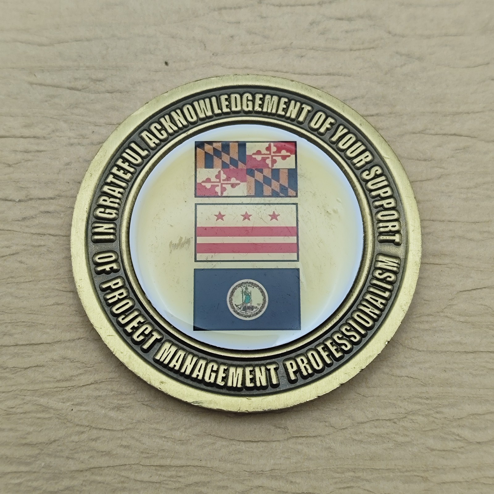 Project Management Institute Washington.D.C.Chapter Challenge Coin