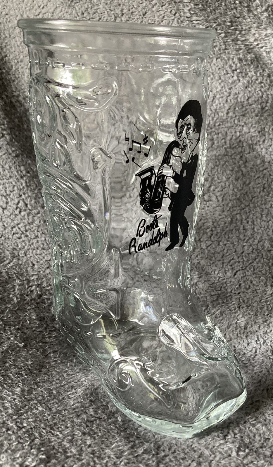 Boots Randolph Glass Boot Mug - Boots Randolph Club / Nashville, TN VINTAGE