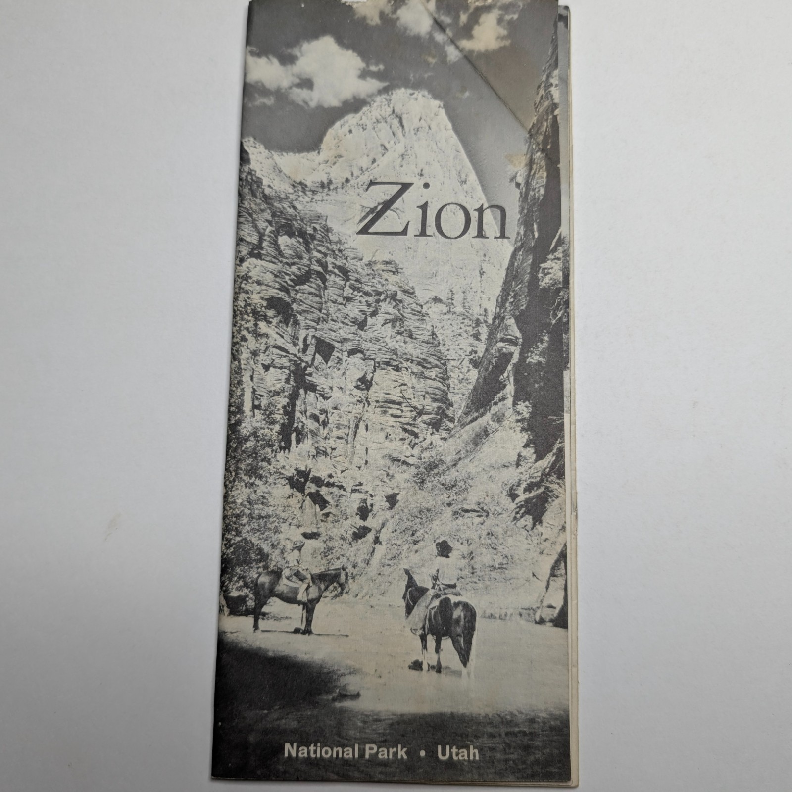 Vtg Zion National Park Utah Brochure Travel Guide National Park Service NPS