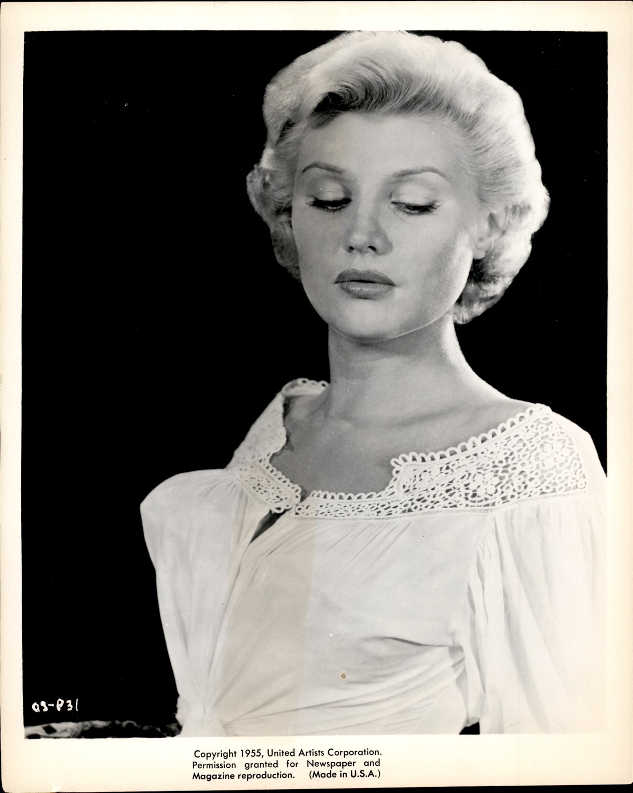 LDE4 1955 Original Photo BEAUTIFUL STAGE & FILM ACTRESS MARI ALDON BEAUTY SHOT