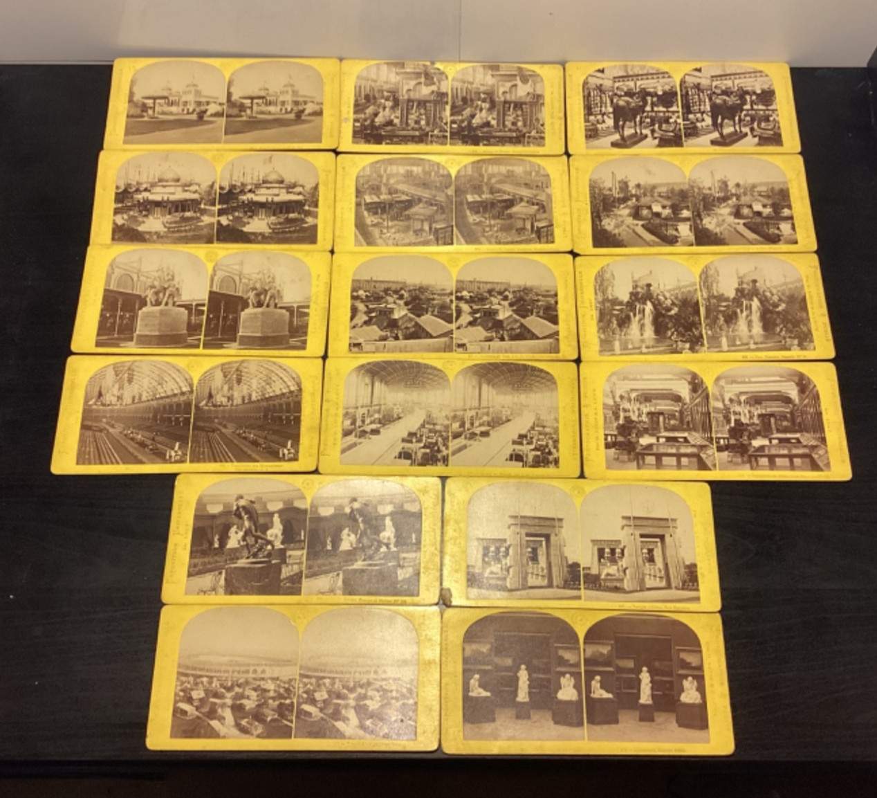 1867 16 RARE Leon & Levy Stereoviews - Paris Exposition Universelle World’s Fair