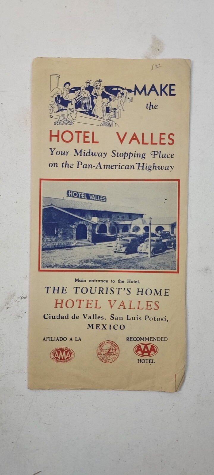 Vintage Hotel Valles, Ciudad De Valles, San Luis Potosí, Mexico Brochure
