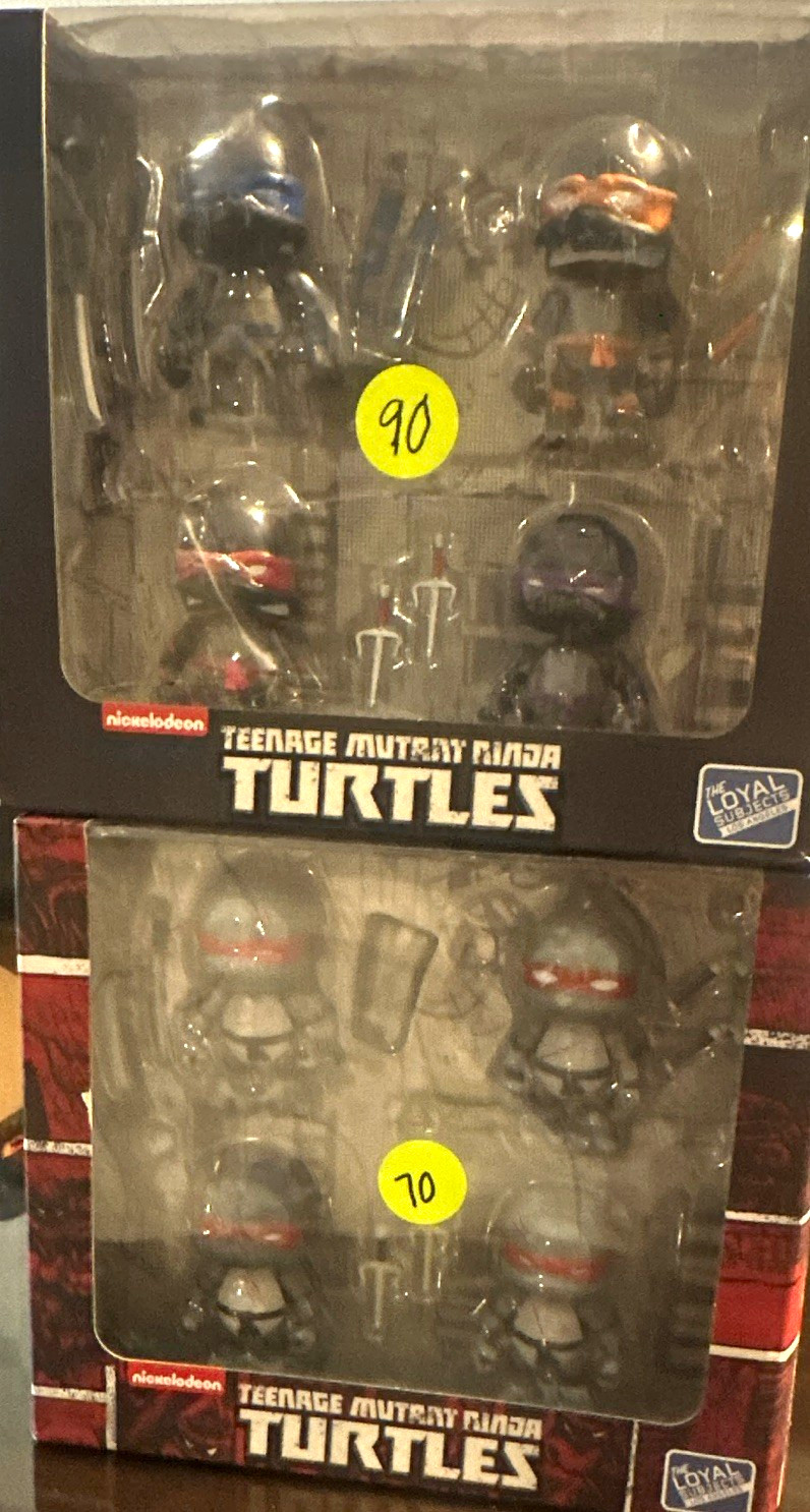 The Loyal Subjects TMNT Figurine 4-Pack Leonardo Michelangelo Raphael Donatello