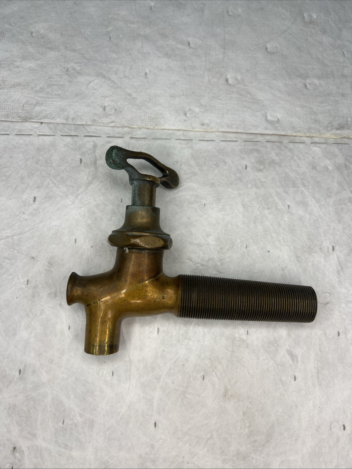 Vintage Antique Solid Brass Barrel Bung Spigot Keg Tap Breweriana Removable KEY Vintage Antique Solid Brass Barrel Bung Spigot Keg Tap Breweriana Removable KEY