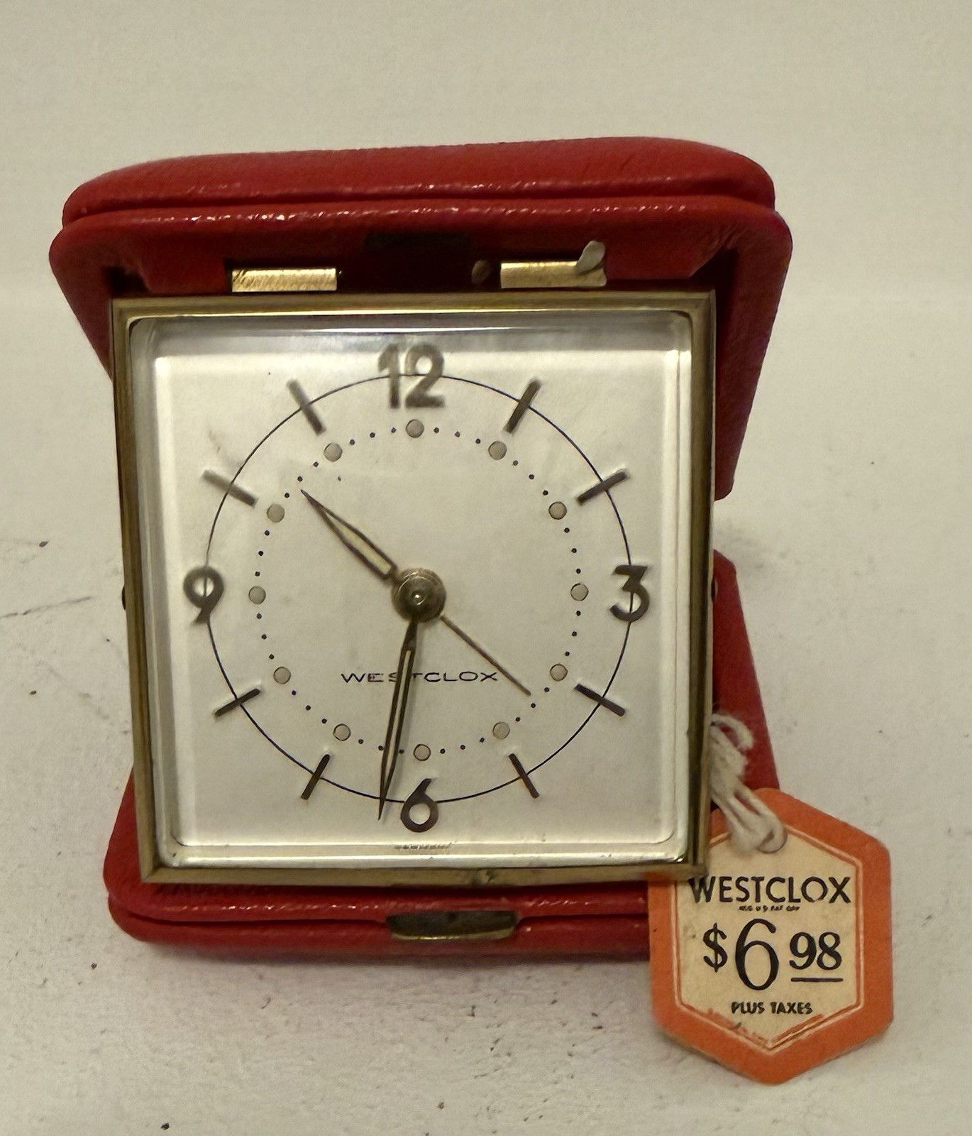Westclox Vintage Travel Alarm Clock Working