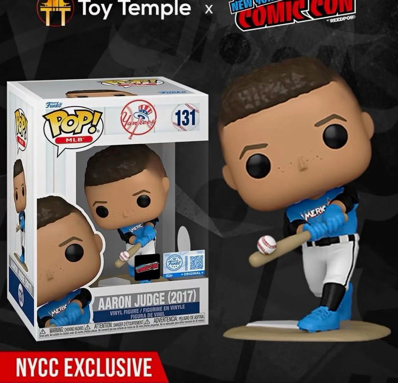 Funko Pop MLB Aaron Judge (2017) #131 NYCC 2026