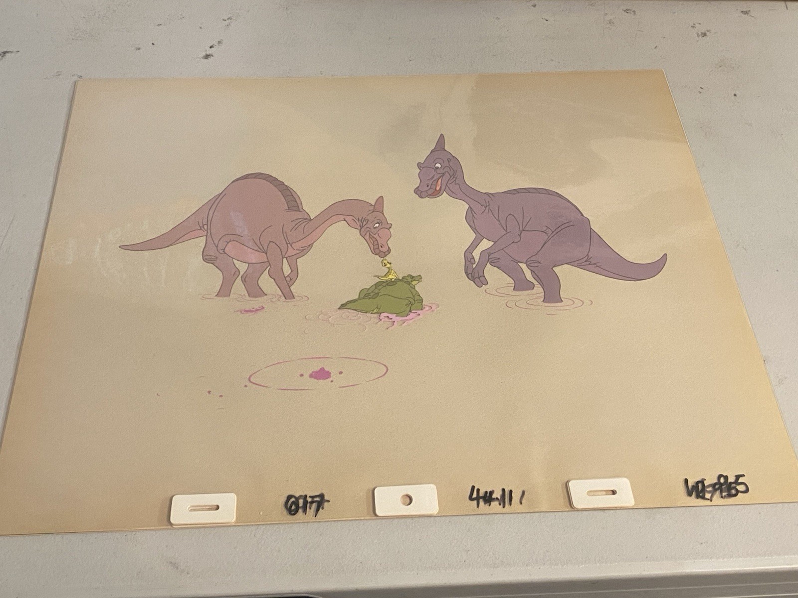 The Land Before Time Original Movie Cel 1988