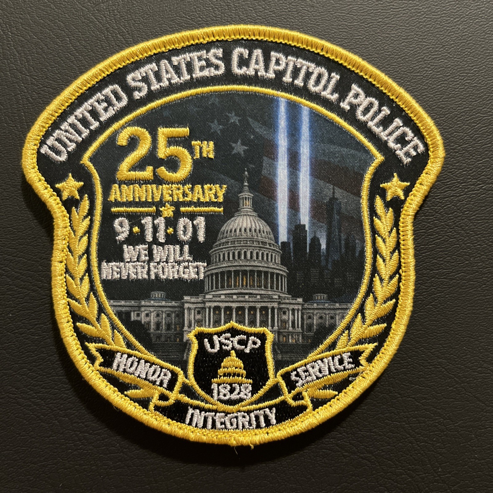 September 11 (9/11/01) 25th Anniversary_U.S. Capitol Police Shoulder Patch