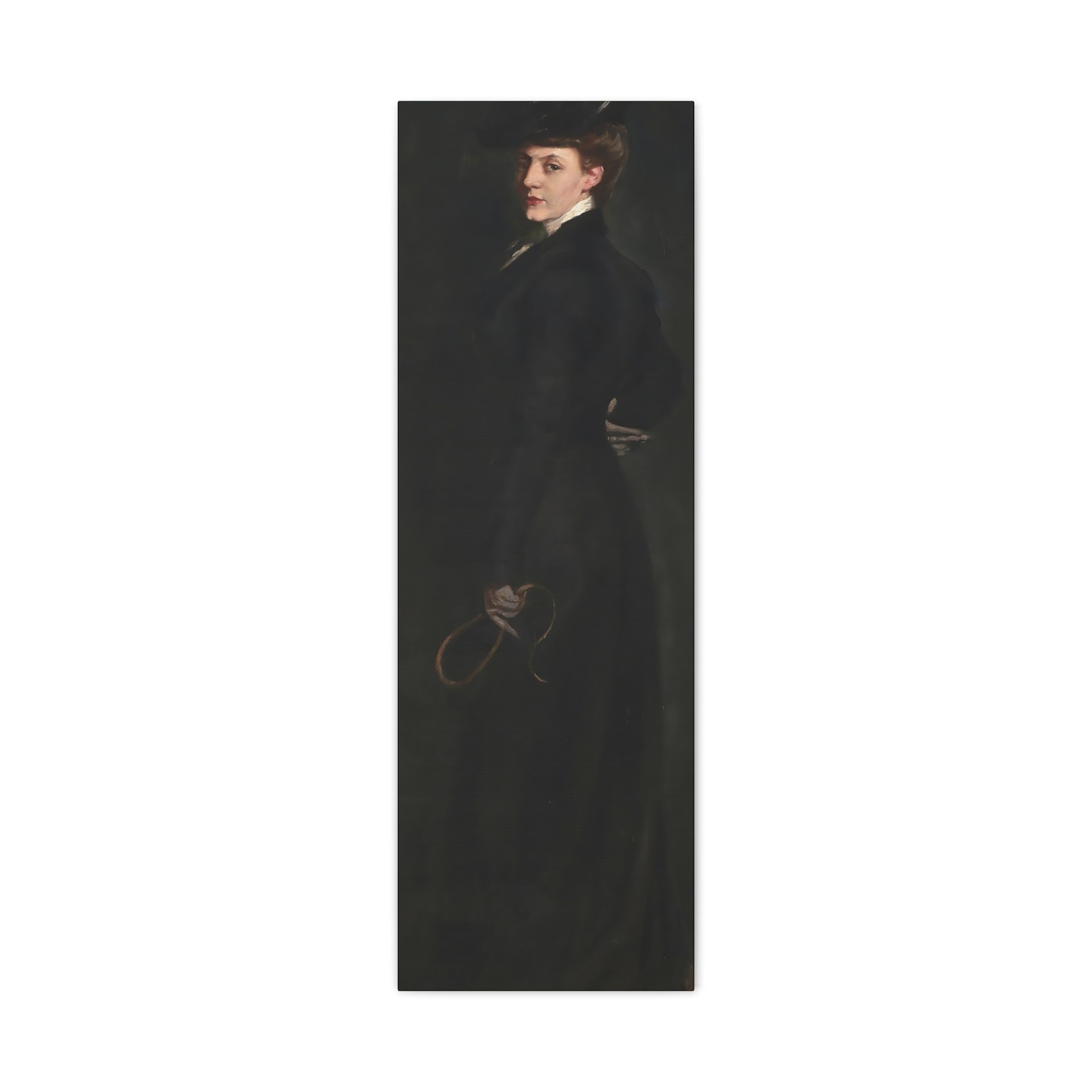 aAlice Pike Barney - Anita Ready for a Ride - ca. 1896 - Canvas Wall Art