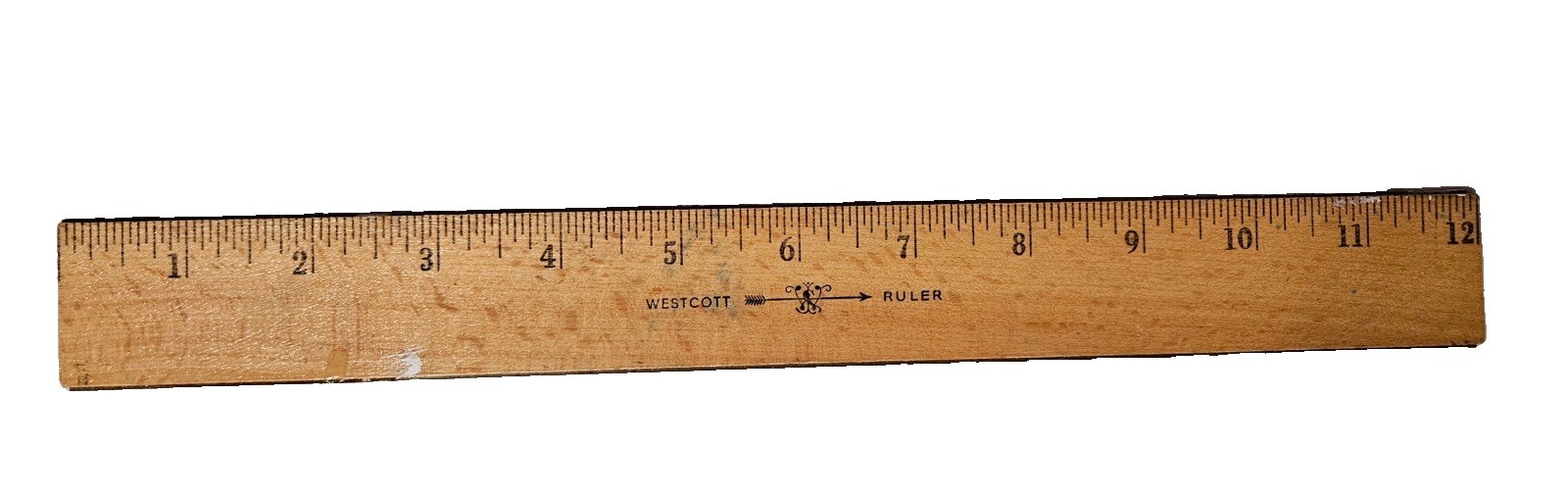 Vintage Westcott Ruler Wooden 12