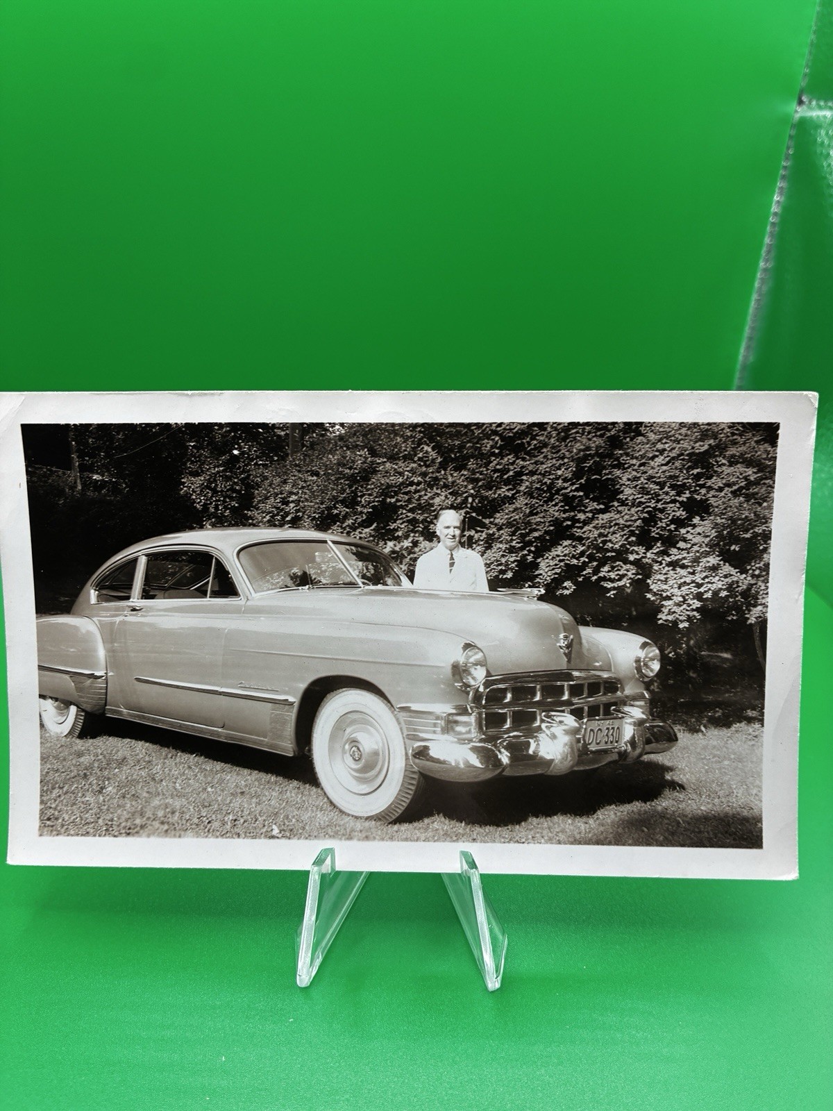 1948 Cadillac Series 62 Club Coupe Connecticut Plate Original Vintage Photo