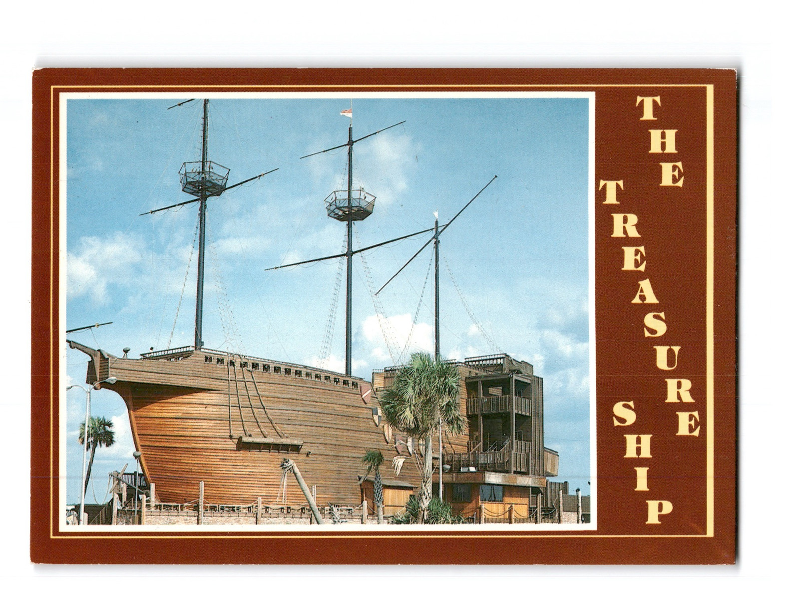 The Treasure Ship Replica, Panama City Beach, Florida, Postcard The Treasure Ship Replica, Panama City Beach, Florida, Postcard