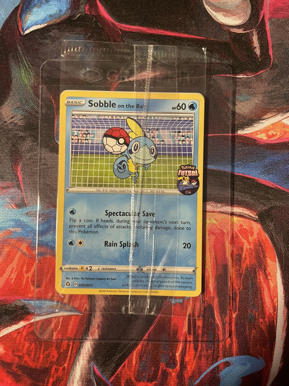 The Pokémon Company Sobble on the Ball 005/005 Promo Futsal English 60HP