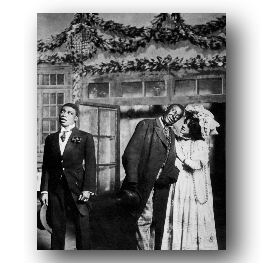 Bert Williams, George Walker, Ada Overton Walker Bandana Land Photo 8x10