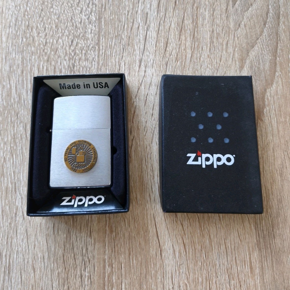 1997 Zippo 50th Anniversary glowing stronger