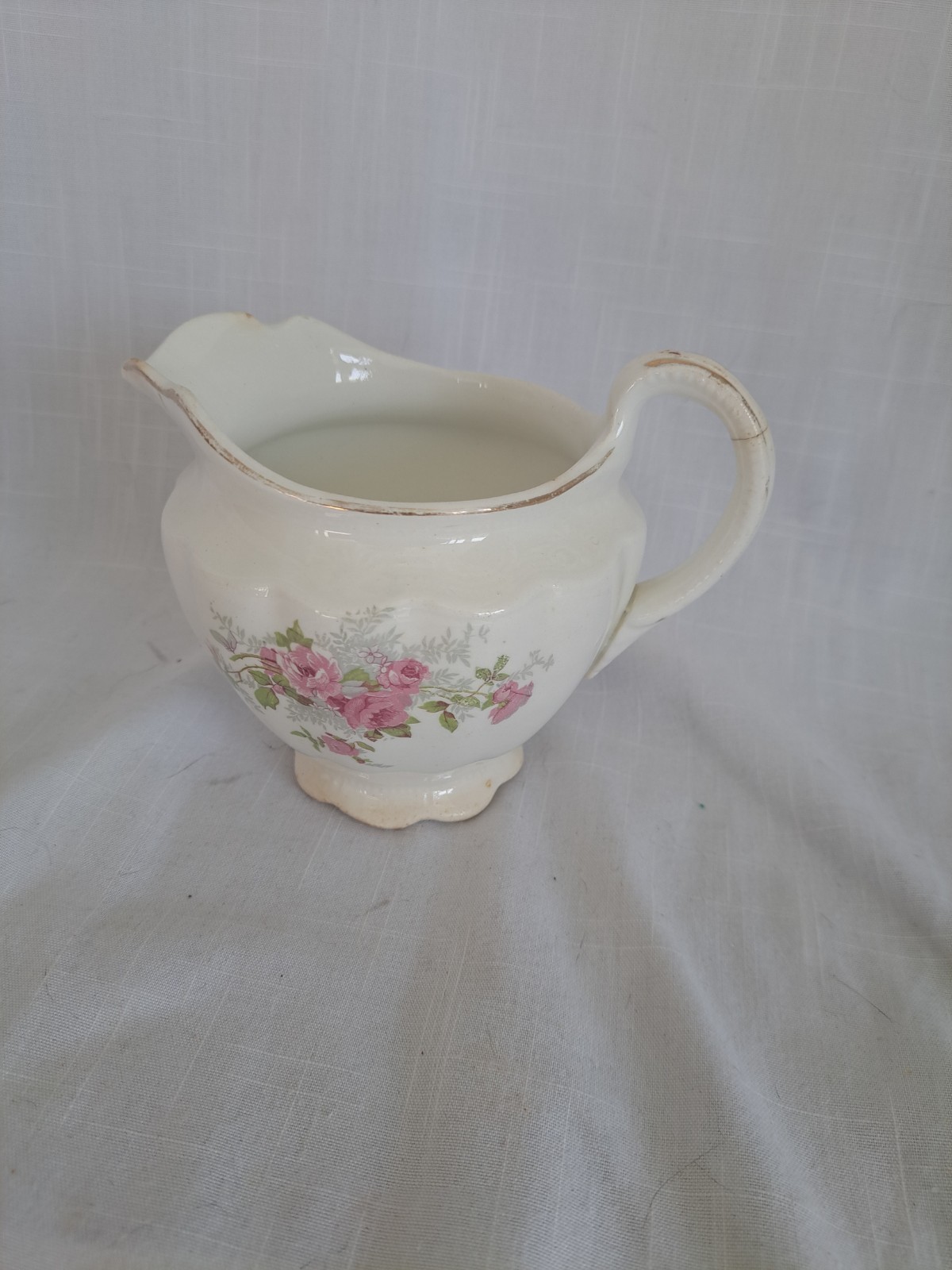 VINTAGE C. P. DIXIE White Ceramic Pitcher (small) 1895 - 1899