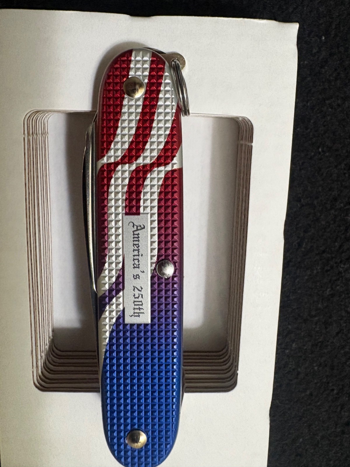 Victorinox SWISS MADE ARMY Knife 250th Limited Edition USA Pioneer Alox