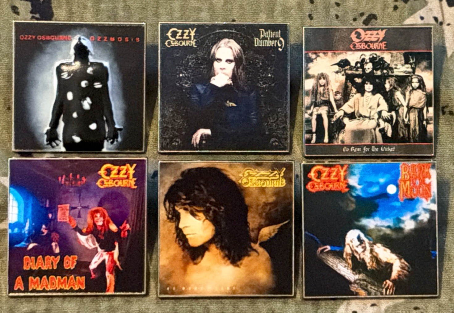Universal Studios HHN2026 Ozzy Osbourne Mystery Collection Pins - Complete Set 