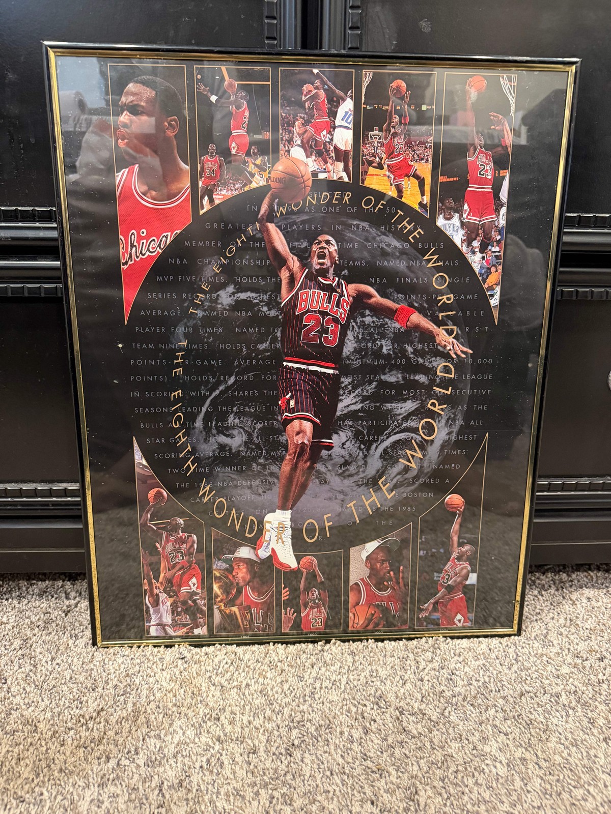 Vintage 1997 NBA Chicago Bulls Michael Jordan “8th Wonder of the World”