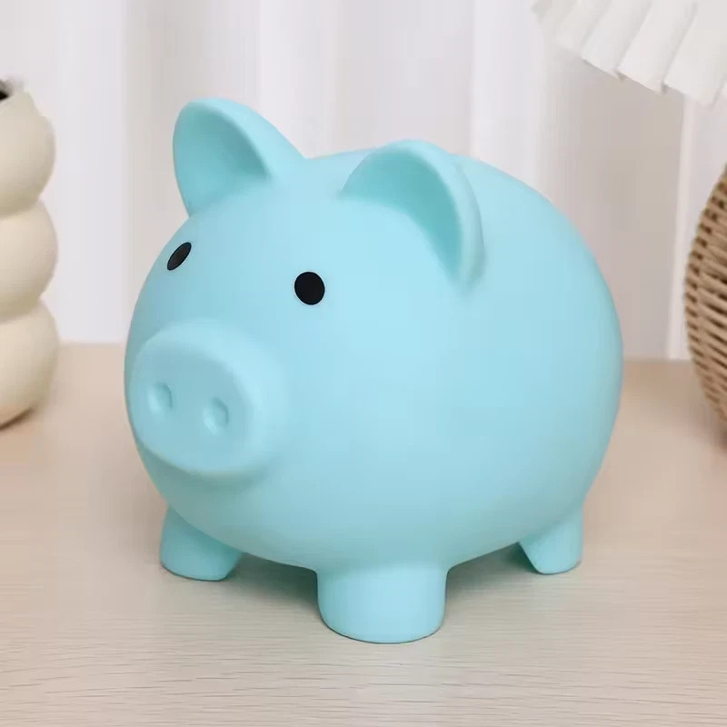 Piggy Bank, Coin Bank for Boys and Girls, Children's Plastic Shatterproof Money