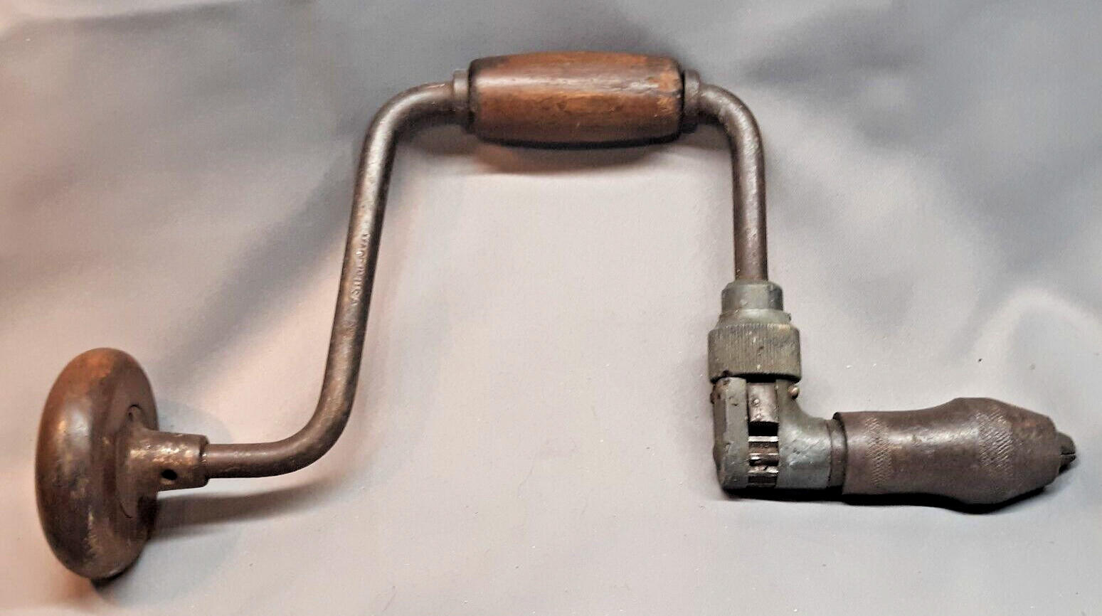 Vintage PECK STOW & WILCOX 3310 Brace hand-operated DRILL P. S. & W Co.