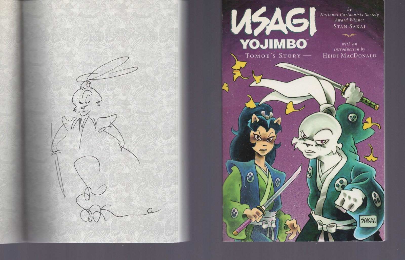 Usagi Yojimbo 22 / SIGNED / Stan Sakai / Tomoe\'s Story / NOT Personalized / PB