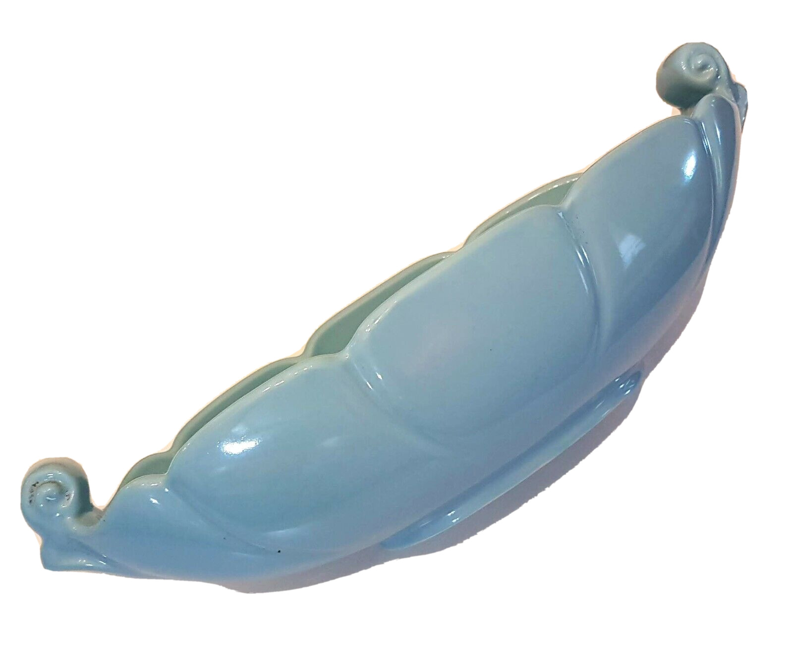 Abingdon Pottery Blue Console Bowl Planter USA 15
