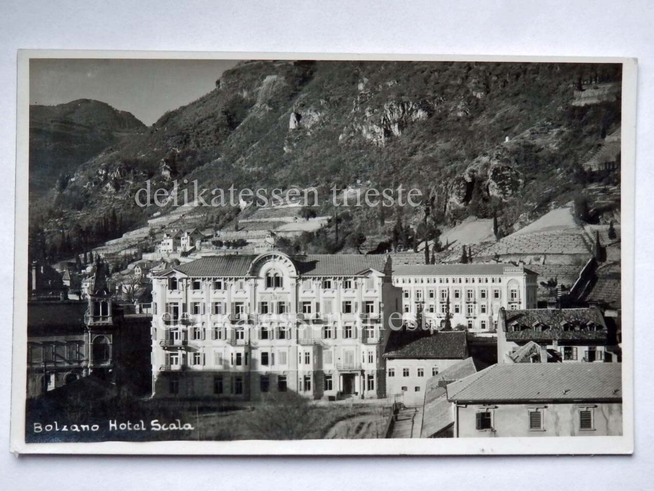 BOLZANO Hotel Scala Hotel old postcard