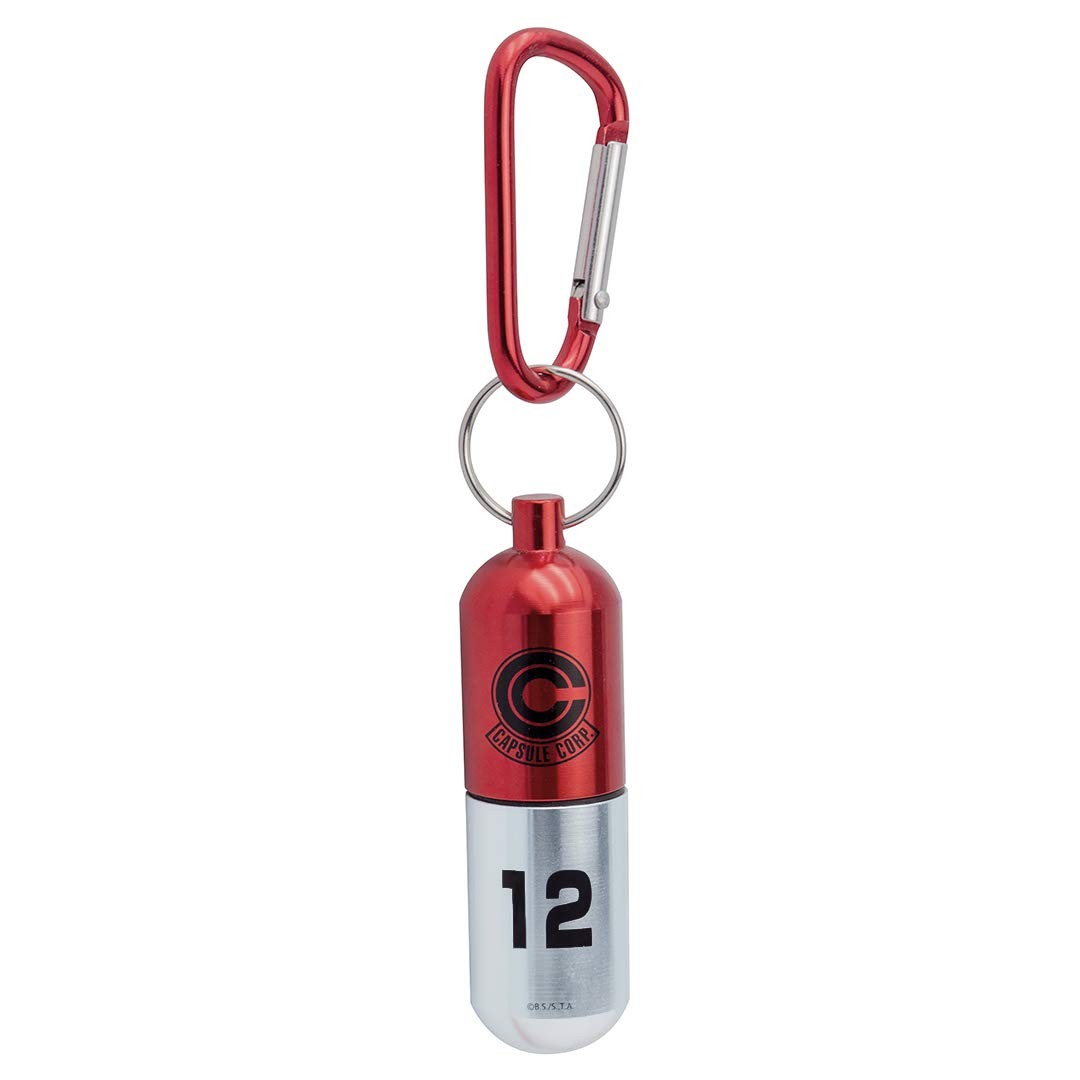 ABYSTYLE Dragon Ball Z 3D Red Capsule Corp Aluminum Keychain 3.3\
