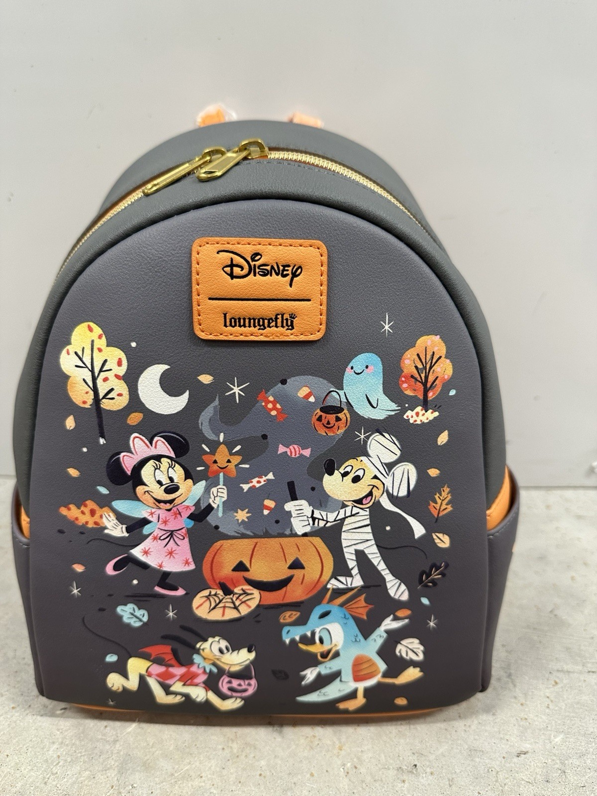 Disney Loungefly Mini Backpack Mickey Mouse & Friends Halloween Bash NWT