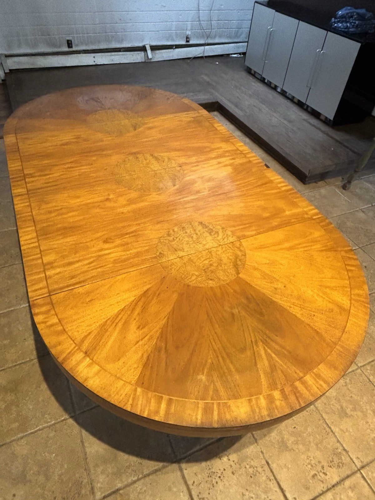 Mid-Century Baker Furniture Art Deco Style Dining Room Table. Vintage