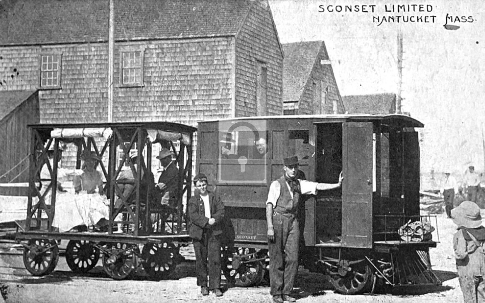 Sconset Limited Railroad Nantucket Massachusetts MA - Reprint