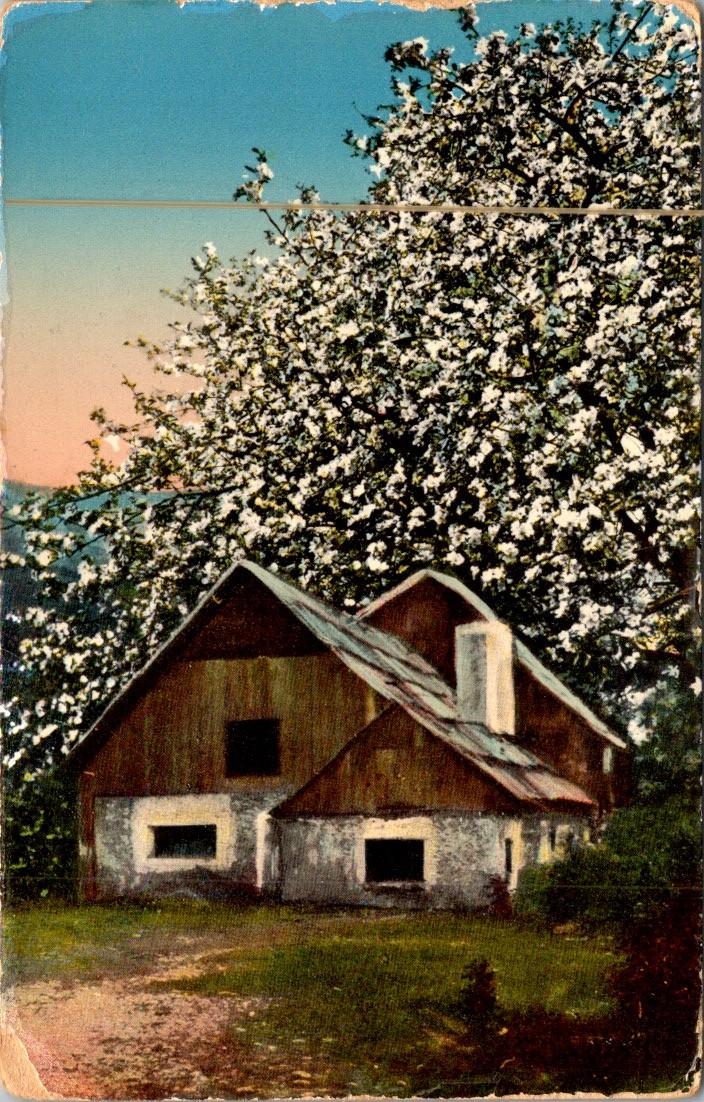 1917 Covert Michigan Farm Postcard Saxon Litho WWI Era R.F.D. Rural Stone Barn 1917 Covert Michigan Farm Postcard Saxon Litho WWI Era R.F.D. Rural Stone Barn