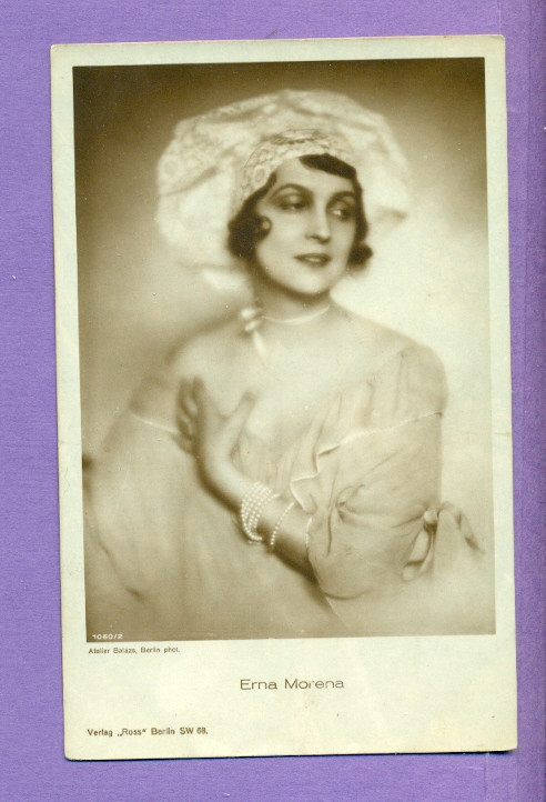 ERNA  MORENA  # 1060/2 VINTAGE PHOTO PC. PUBLISHER GERMANY 3823